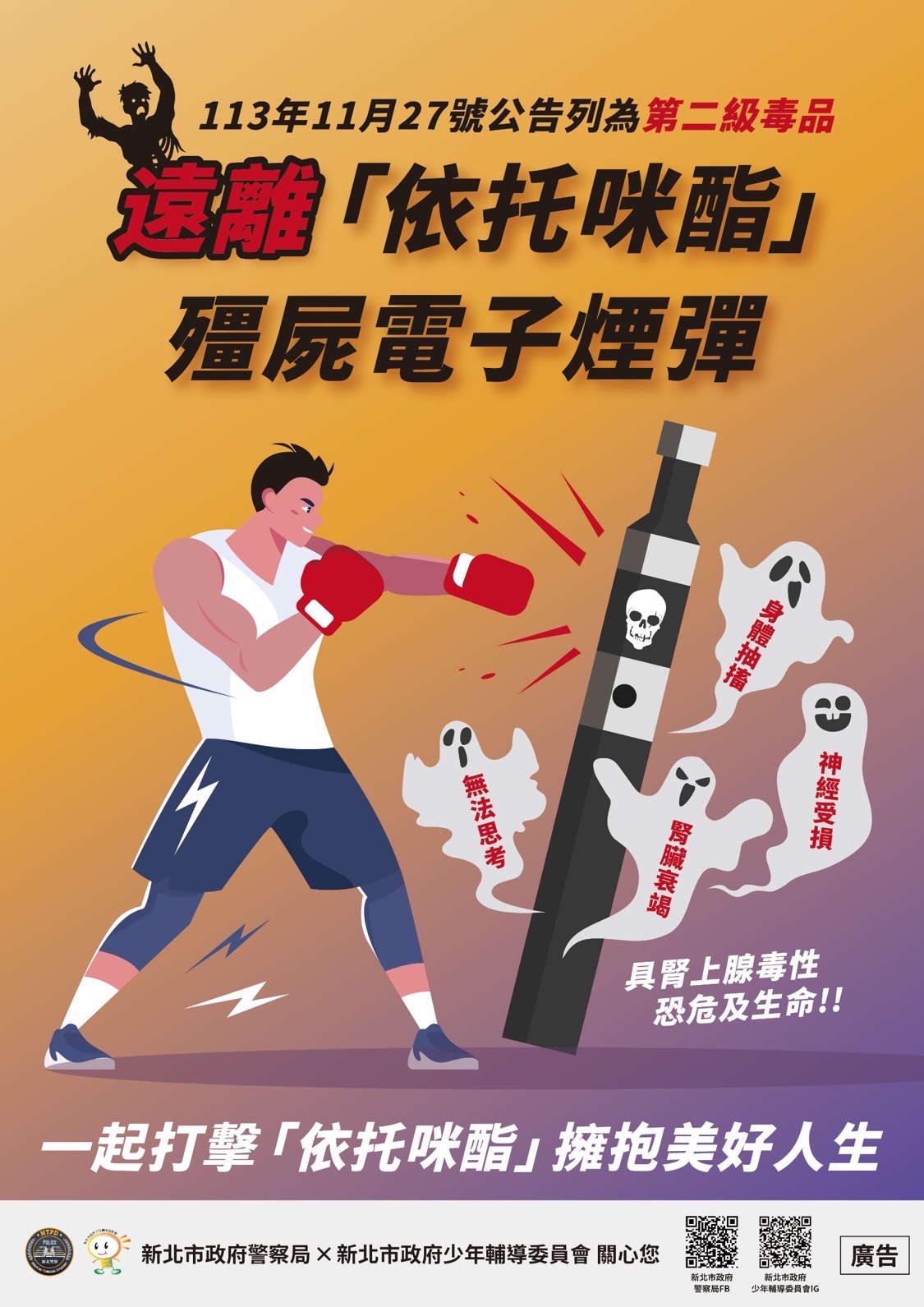 遠離依托咪酯海報